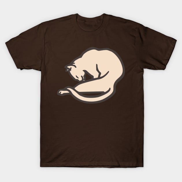 Washing Cat T-Shirt by UndiscoveredWonders